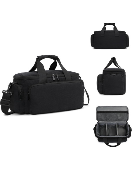 Bolsa de cámara Andoer impermeable 39x20x18cm para DSLR