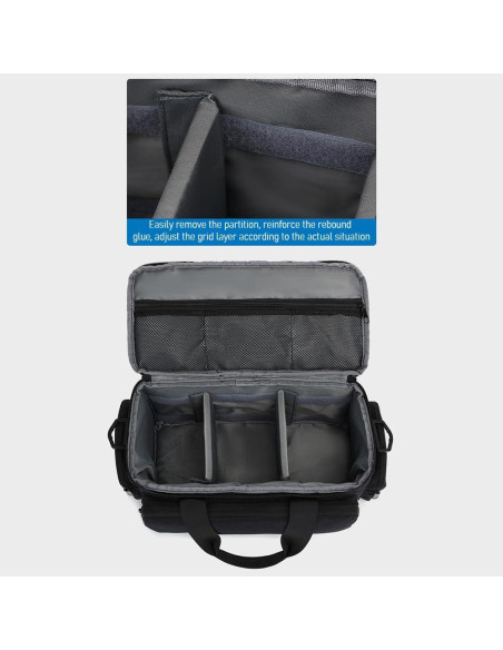 Bolsa de cámara Andoer impermeable 39x20x18cm para DSLR