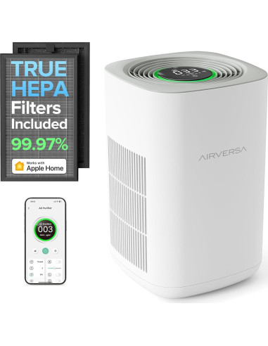 Purificador de Aire Inteligente Airversa AP2 H13 HEPA 1000 m