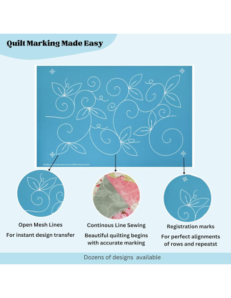 Plantilla de Jardín Caprichoso Hancy Creations 43x28 cm Plantilla de Jardín Caprichoso Hancy Creations 43x28 cm