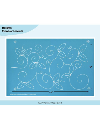 Plantilla de Jardín Caprichoso Hancy Creations 43x28 cm