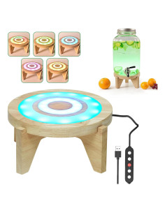 Soporte para Dispensador de Bebidas JHHJIFY con LED 21.5 cm