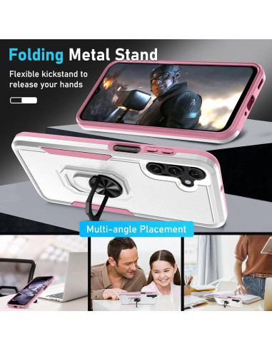 Funda Janmitta para Samsung Galaxy A16 5G con Protector y Soporte