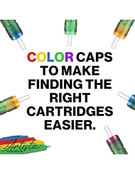 Agujas de Cartucho Liner Redondo 1211RLT Suministro Tatuajes 20u 0.35mm