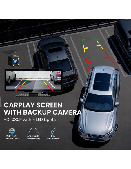 Pantalla 10.26" CarPlay y Android Auto TECXERLLON con Cámara Pantalla 10.26" CarPlay y Android Auto TECXERLLON con Cámara