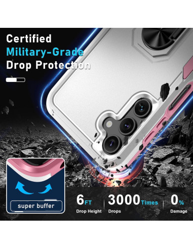 Funda Janmitta para Samsung Galaxy A16 5G con Protector y Soporte