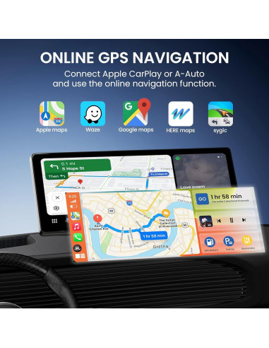 Pantalla 10.26" CarPlay y Android Auto TECXERLLON con Cámara