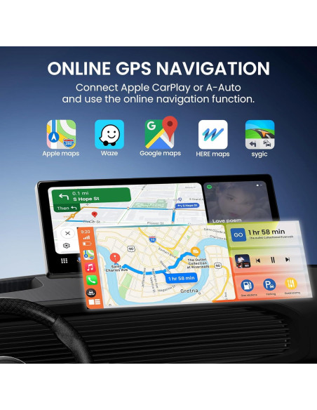 Pantalla 10.26" CarPlay y Android Auto TECXERLLON con Cámara Pantalla 10.26" CarPlay y Android Auto TECXERLLON con Cámara