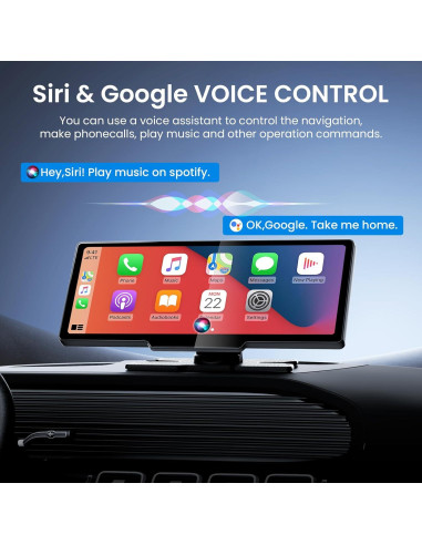 Pantalla 10.26" CarPlay y Android Auto TECXERLLON con Cámara