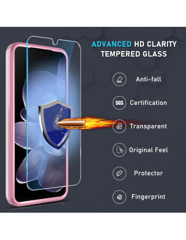 Funda Janmitta para Samsung Galaxy A16 5G con Protector y Soporte