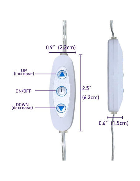 Interruptor Regulador LED 12V DC jXIN con Conector Hembra