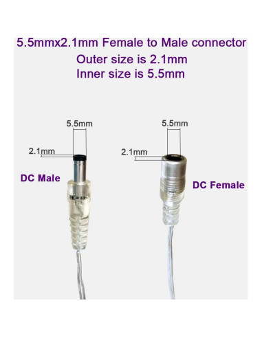 Interruptor Regulador LED 12V DC jXIN con Conector Hembra