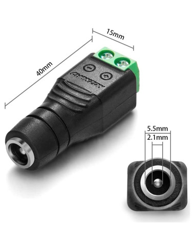 Interruptor Regulador LED 12V DC jXIN con Conector Hembra