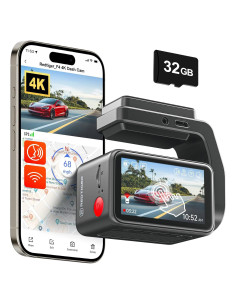 Cámara Dash REDTIGER F4 4K con Pantalla Táctil y GPS