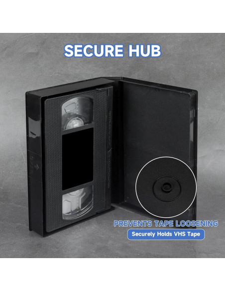 Caja Protectora de Cintas VHS BOATISLE 15 Unidades Negra