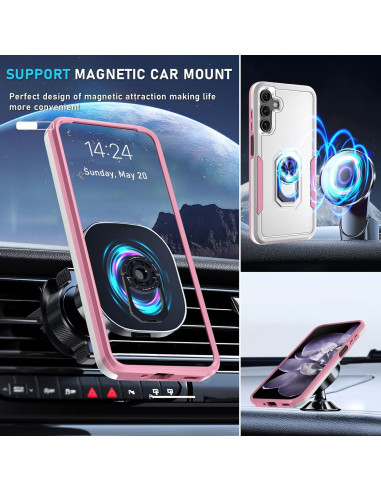 Funda Janmitta para Samsung Galaxy A16 5G con Protector y Soporte