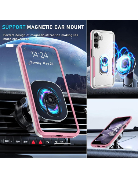 Funda Janmitta para Samsung Galaxy A16 5G con Protector y Soporte Funda Janmitta para Samsung Galaxy A16 5G con Protector y Soporte