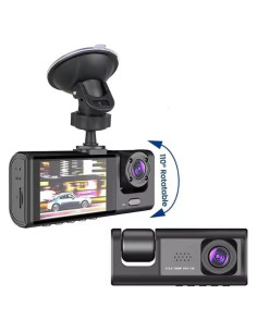 Cámara de tablero triple 1080P RNSS con visión nocturna