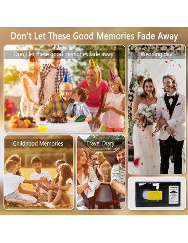 Adaptador SVHS VHSC a VHS Ottosing - Reproducción y Grabación