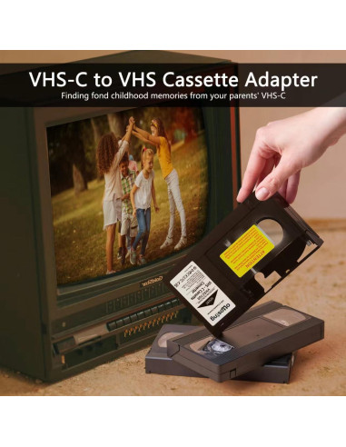 Adaptador SVHS VHSC a VHS Ottosing - Reproducción y Grabación
