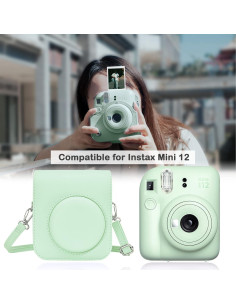 Funda Protectora MUZIRI KINOKOO para Fujifilm Instax Mini 12 Verde 2