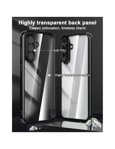 Funda Transparente Foluu para Samsung Galaxy A56 5G 2025 Funda Transparente Foluu para Samsung Galaxy A56 5G 2025