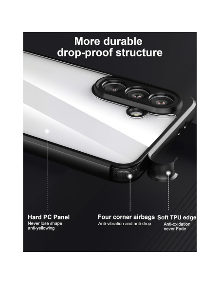 Funda Transparente Foluu para Samsung Galaxy A56 5G 2025 Funda Transparente Foluu para Samsung Galaxy A56 5G 2025