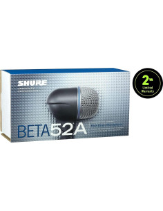 Micrófono Dinámico Shure BETA 52A para Bombo - Supercardioide 2