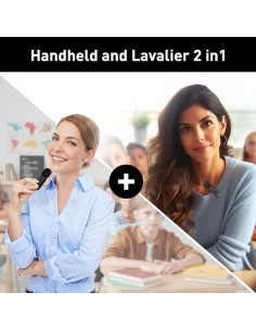 Amplificador de Voz Inalámbrico ZOWEETEK S611 con Micrófono Lavalier 2