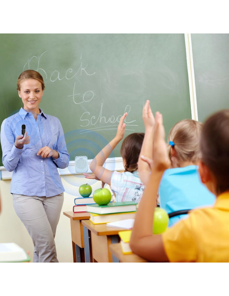 Amplificador de Voz Inalámbrico ZOWEETEK S611 con Micrófono Lavalier Amplificador de Voz Inalámbrico ZOWEETEK S611 con Micrófono Lavalier