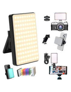 Luz para Selfies Fox Dynamics PP-120-CCT 120 LEDs Recargable