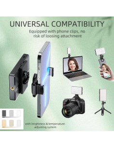 Luz para Selfies Fox Dynamics PP-120-CCT 120 LEDs Recargable 2