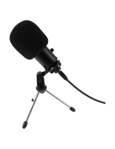 Micrófono Condensador USB Cardioide Milisten para PC - Negro