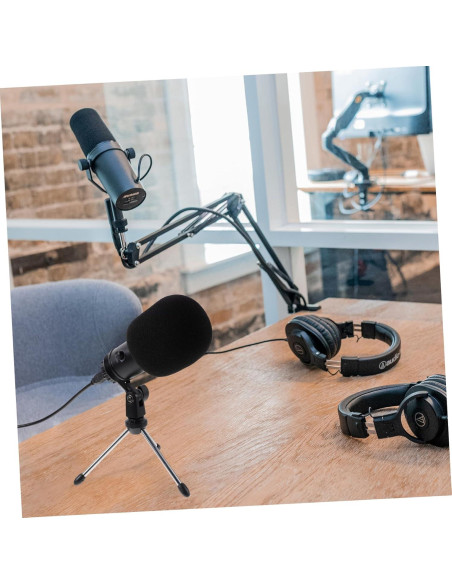 Micrófono Condensador USB Cardioide Milisten para PC - Negro