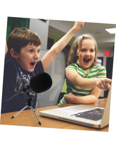 Micrófono Condensador USB Cardioide Milisten para PC - Negro