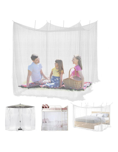 Red para Mosquitos Extra Grande WANRU 210x210x220cm para Patio