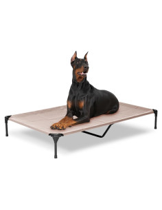 Cama Elevada para Perros XXL PVY 149x91cm Gris Indestructible