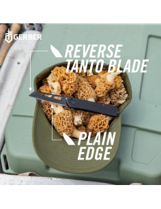 Cuchillo de bolsillo Gerber 30-001917 EDC plegable negro 2