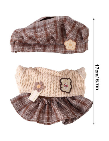 Conjunto de Ropa para Muñecas de Peluche Lyreh - 3 Piezas