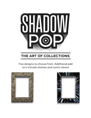 Vitrina de Sombra Negra ShadowPop para Figuras y Coleccionables