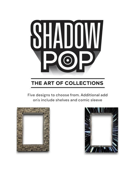 Vitrina de Sombra Negra ShadowPop para Figuras y Coleccionables