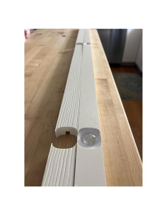 Contadores de Cubiertas 30 piezas Rieles de Luz PVC 15m