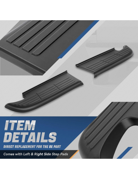 Pasos Laterales Parachoques Trasero Auto Dynasty para Toyota Tundra 2000-2006