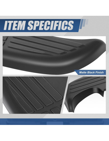 Pasos Laterales Parachoques Trasero Auto Dynasty para Toyota Tundra 2000-2006