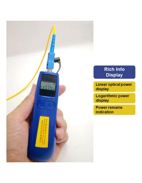 Medidor de Potencia Óptica TL Tool 70~+10 dBm 6 Longitudes de Onda