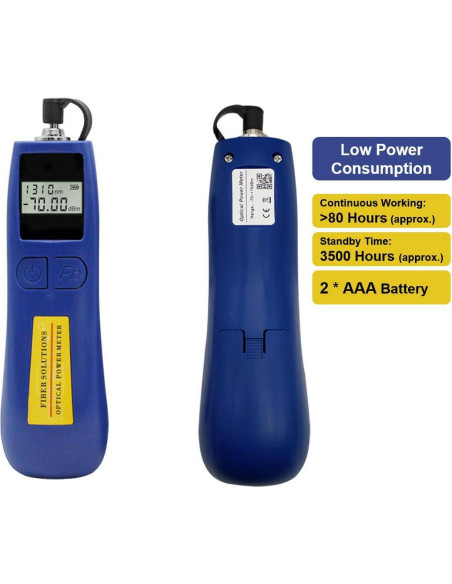 Medidor de Potencia Óptica TL Tool 70~+10 dBm 6 Longitudes de Onda