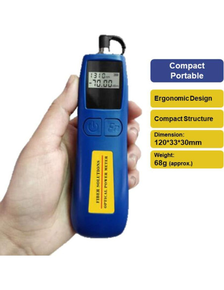 Medidor de Potencia Óptica TL Tool 70~+10 dBm 6 Longitudes de Onda