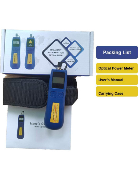 Medidor de Potencia Óptica TL Tool 70~+10 dBm 6 Longitudes de Onda