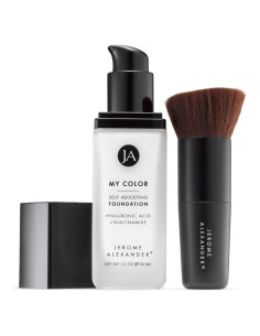 Base de Maquillaje Ajustable Jerome Alexander Claro 28g con Brocha