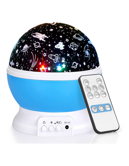 Proyector de Luz Nocturna para Bebés SUNNEST con Control Remoto